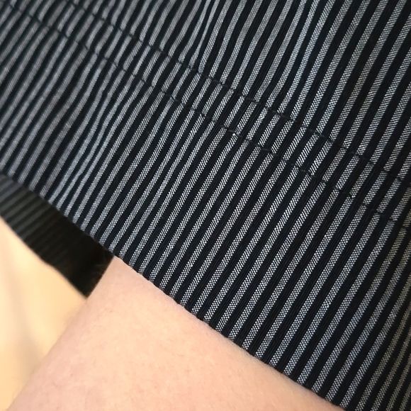 Talbots, Skirt, Sz 14, Black, Silver, Striped, Pockets, Buttons, Cotton, Linen - Picture 11 of 11